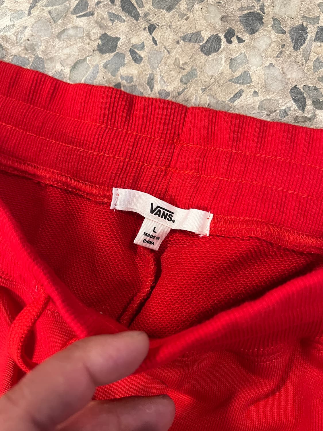 L) (데드스탁) 반스 VANS 레드 트레이닝 팬츠 P104 상품이미지2