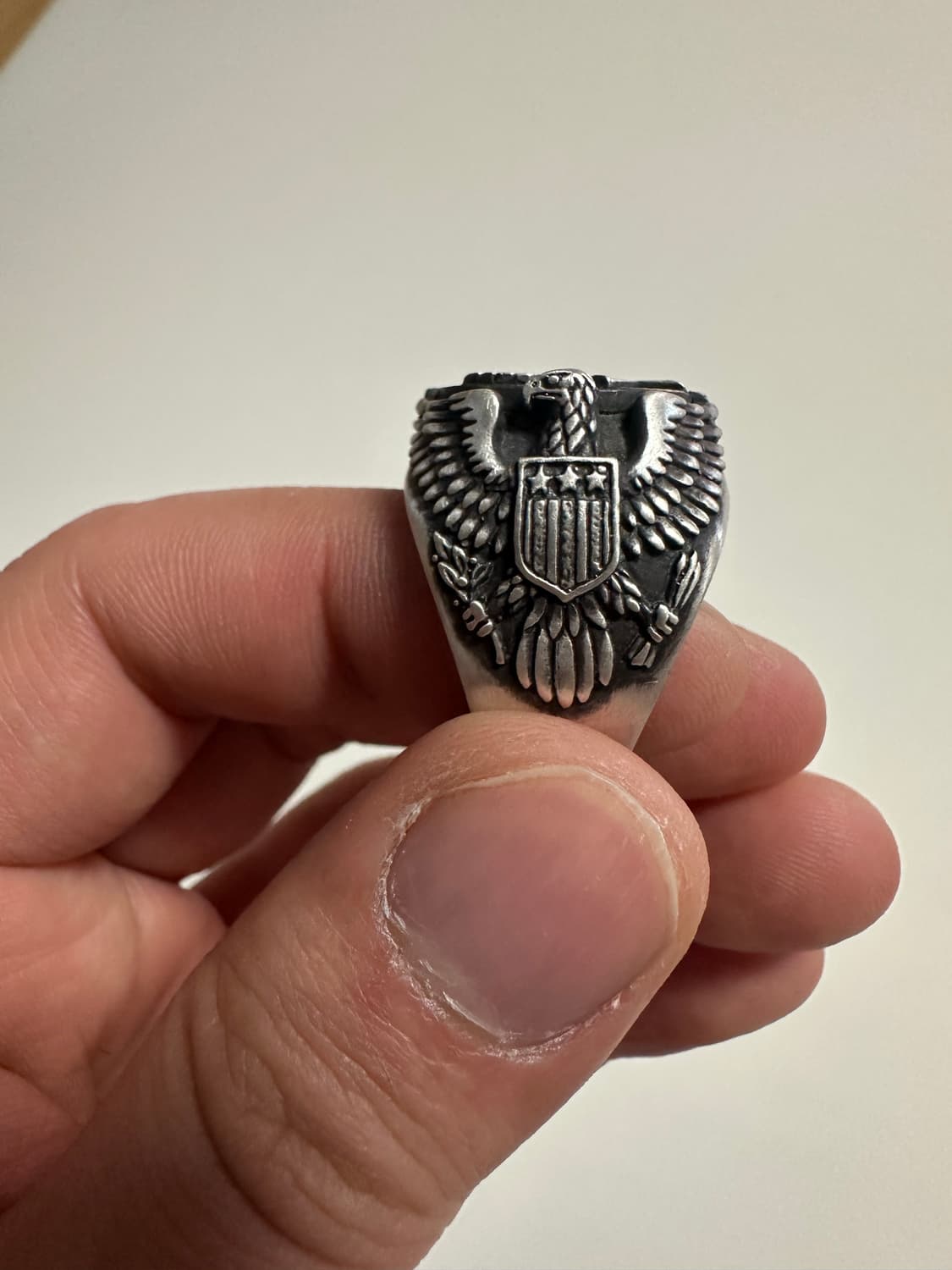 Us air force 실버 925 반지(us 10) 상품이미지5