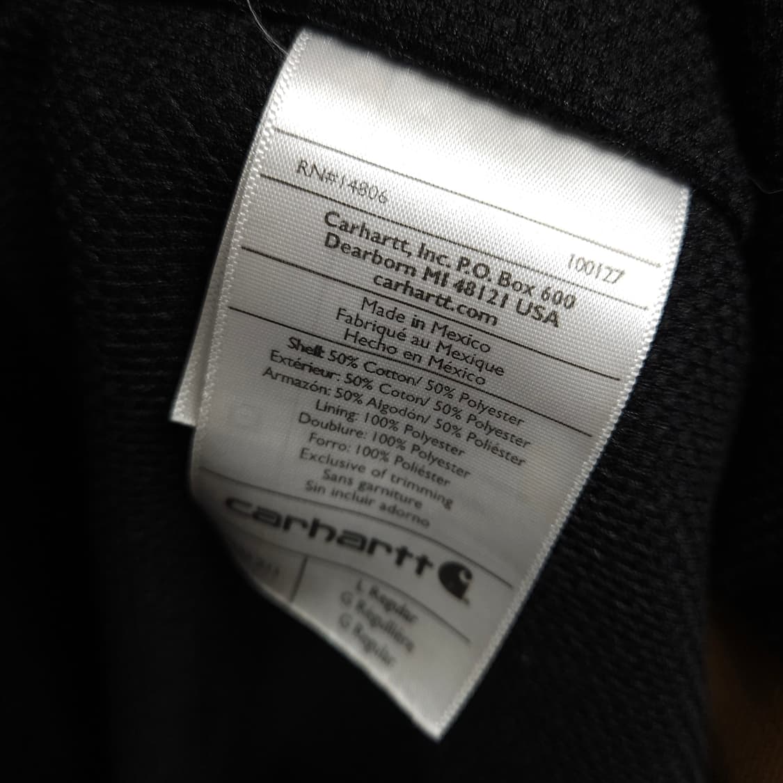 L ) 칼하트 레인 디펜더 써멀 후드 집업 상품이미지7