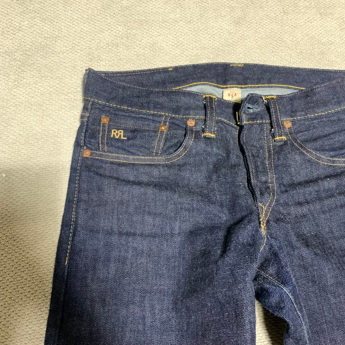 더블알엘 셀비지 데님 리지드 슬림핏 상품이미지2