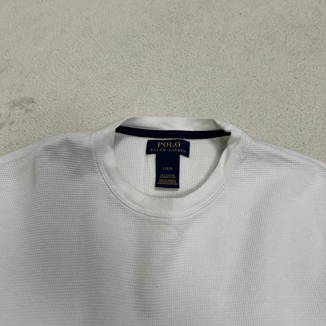 Polo White Waffle Knit 상품이미지6