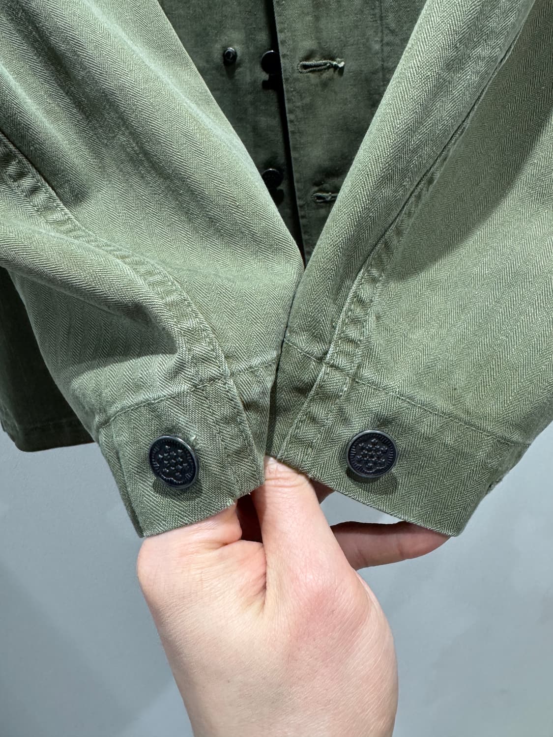 40s 오리지널 M43 HBT 셔츠 (38R) 상품이미지4