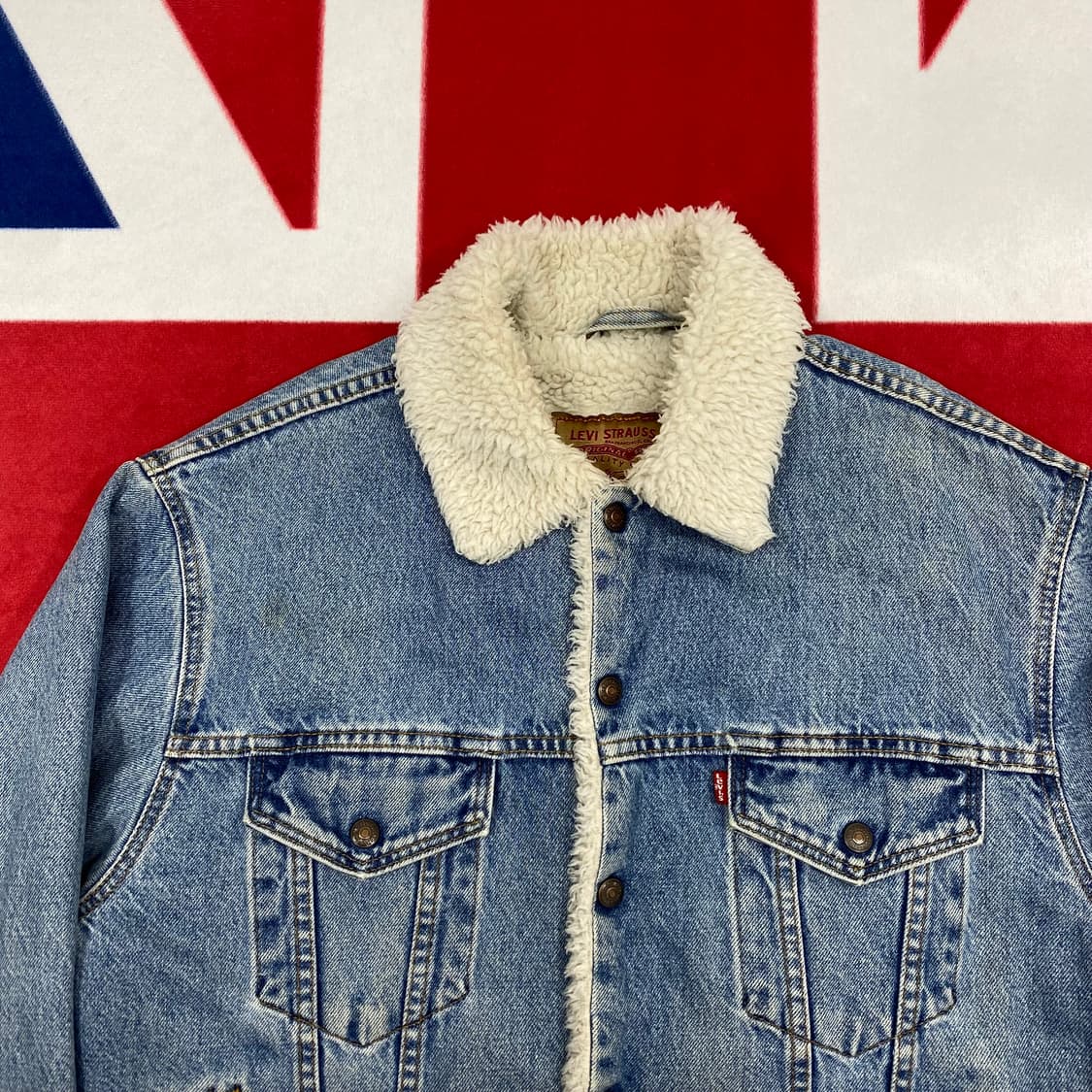 90s 리바이스 쉐르파 트러카자켓 S 상품이미지3