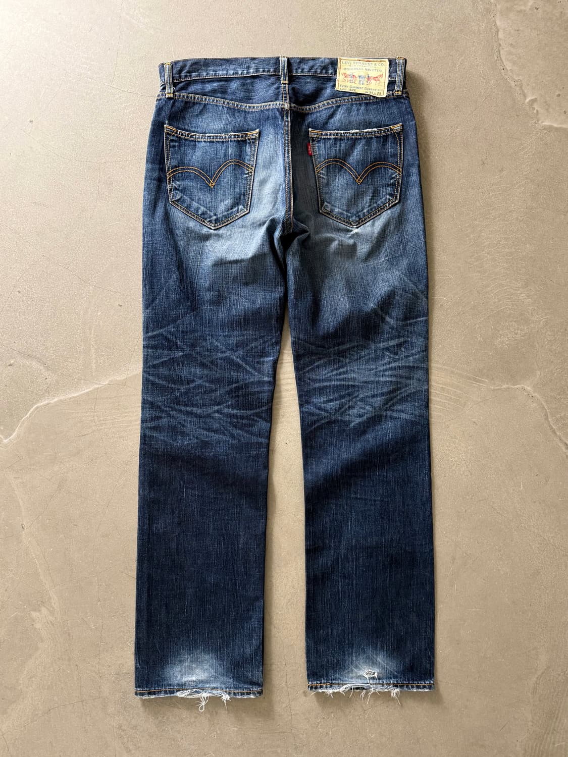 Vintage Levi's 502 Washing Denim Pants 상품이미지2