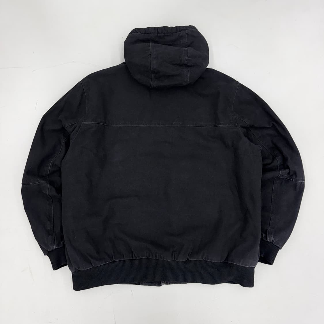 칼하트맛 빈티지 덕액티브 후드 워크자켓 블랙 상품이미지3