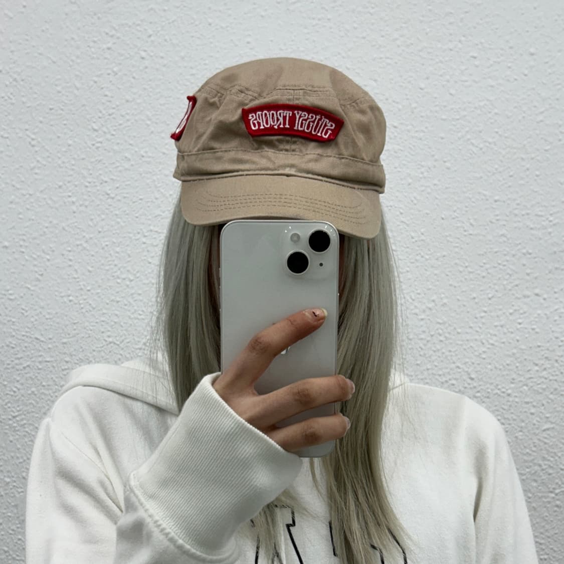 스투시 y2k 베이지 빈티지캡 상품이미지1