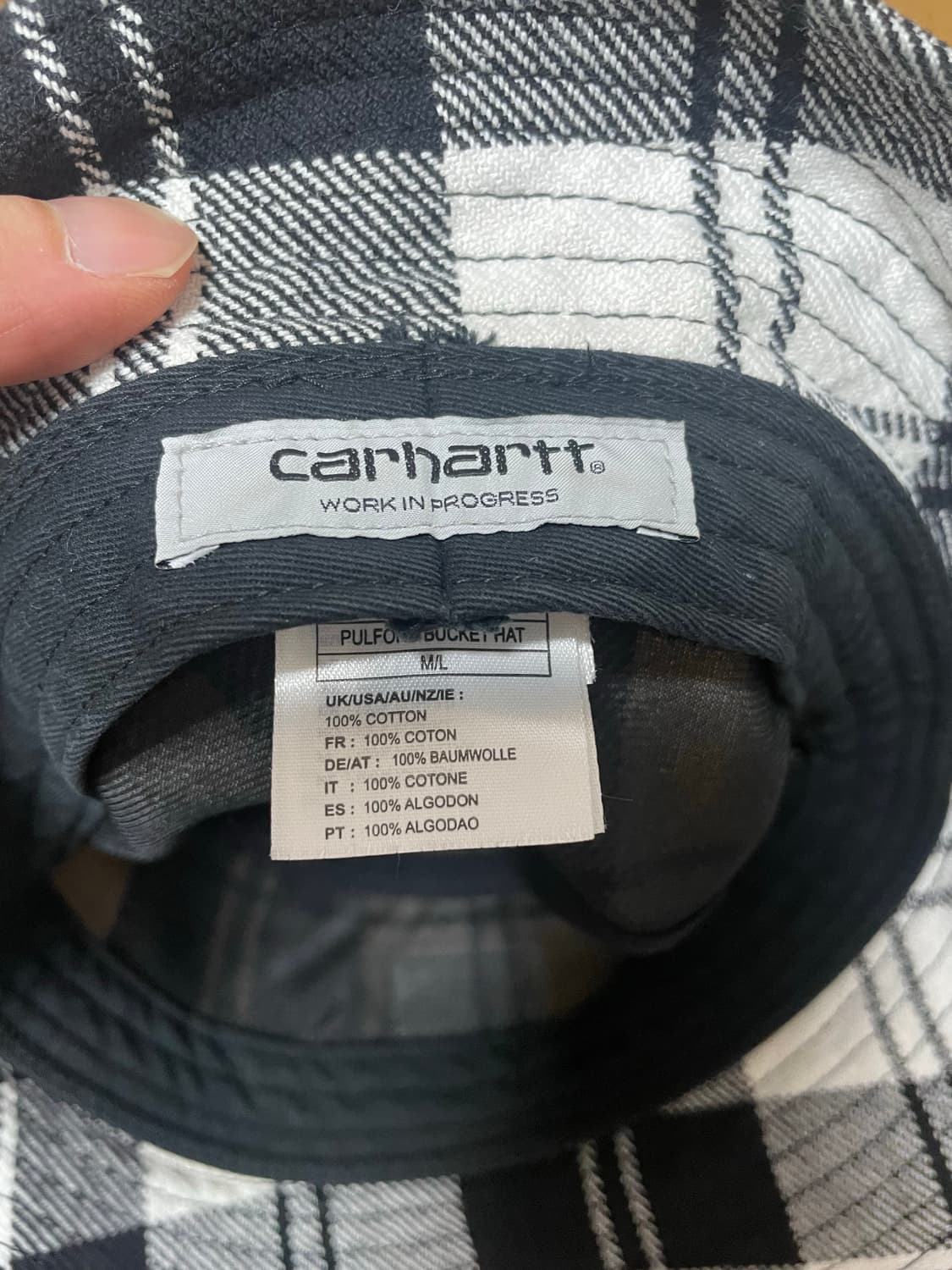 칼하트wip 버킷햇(M/L) 상품이미지3