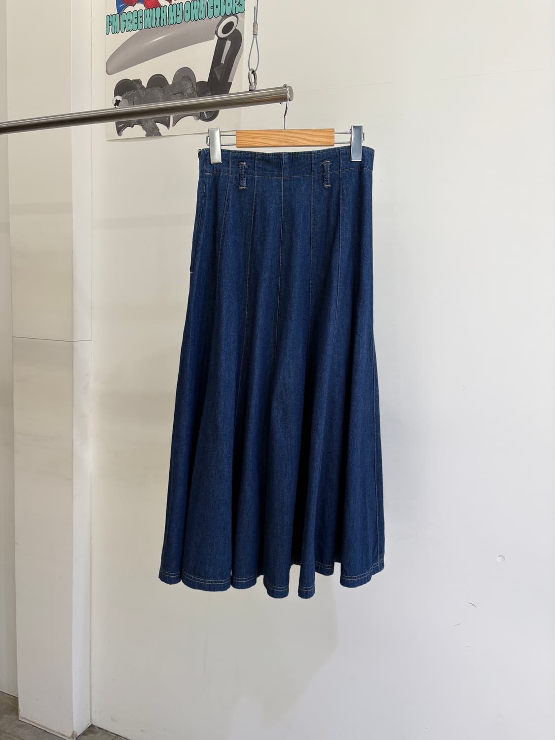 ZAZIE (Made in Japan) 데님스커트 상품이미지5