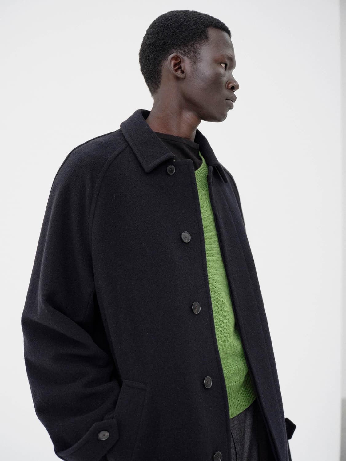 오라리 25FW 모저코트 블랙 3사이즈 새상품 판매 상품이미지5