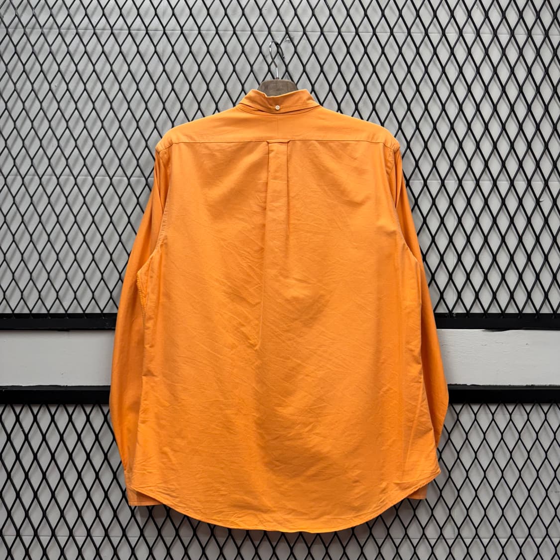 폴로 랄프로렌 솔리드 긴팔 셔츠 그린 포니 포인트 오렌지 상품이미지2