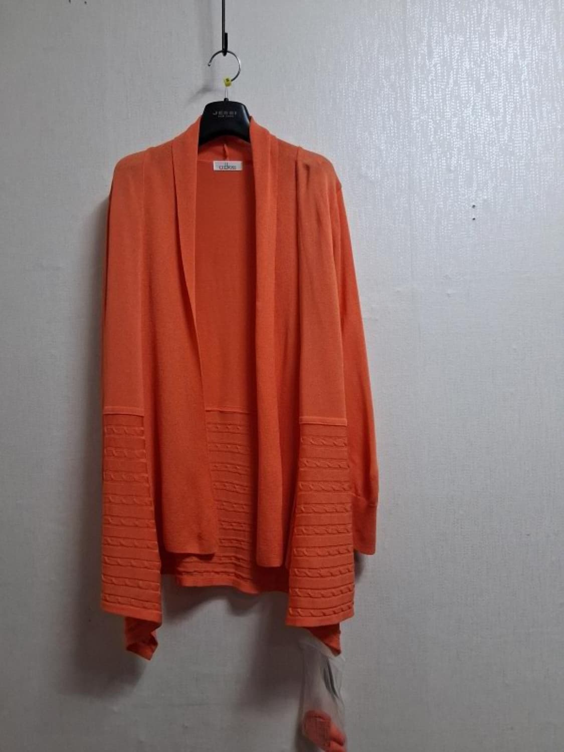 일본수입 ad dress 춘추 오렌지 숄카라 가디건  새옷66까지 
일본 상품이미지1