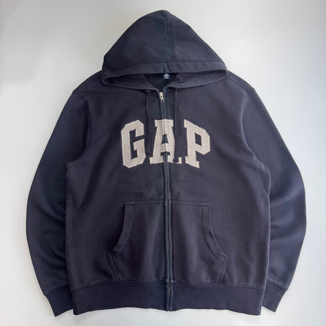 Gap 갭 그레이 로고 네이비 후드집업  상품이미지3