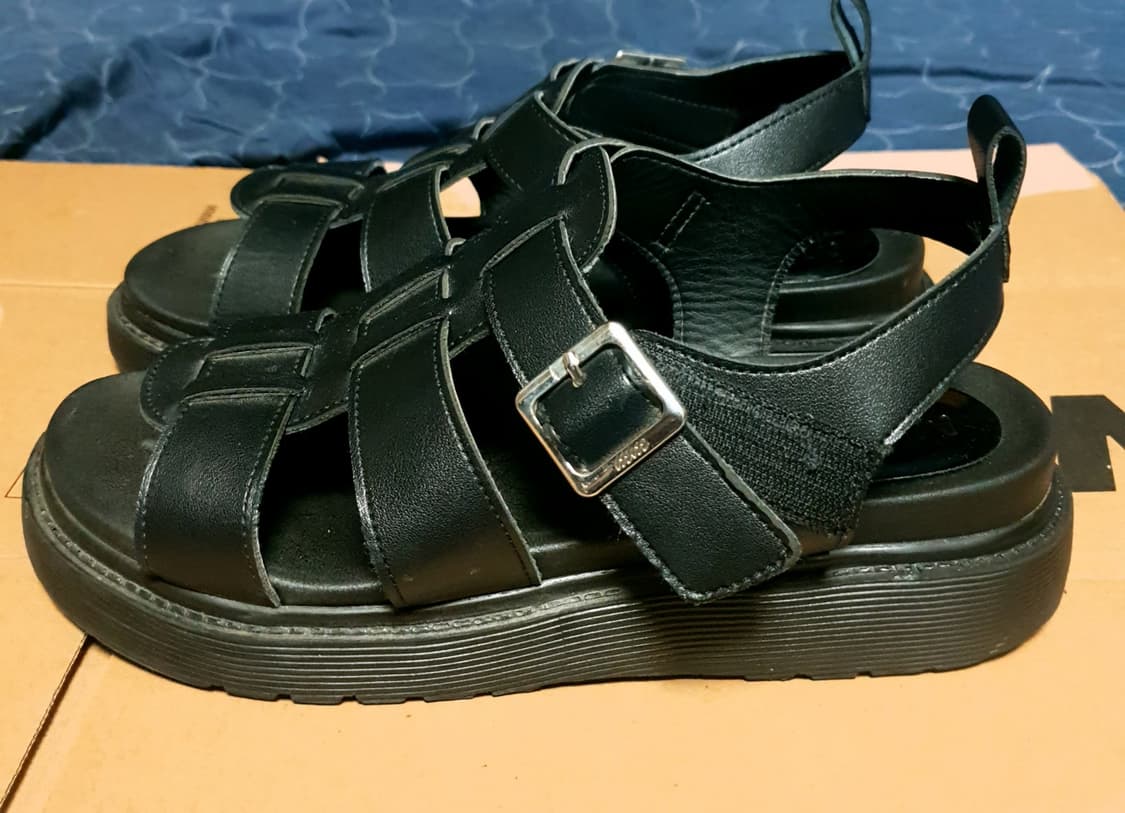 마크모크 26ss 테라 글레디에이터 피셔맨 샌들 블랙(260) 5cm 상품이미지5