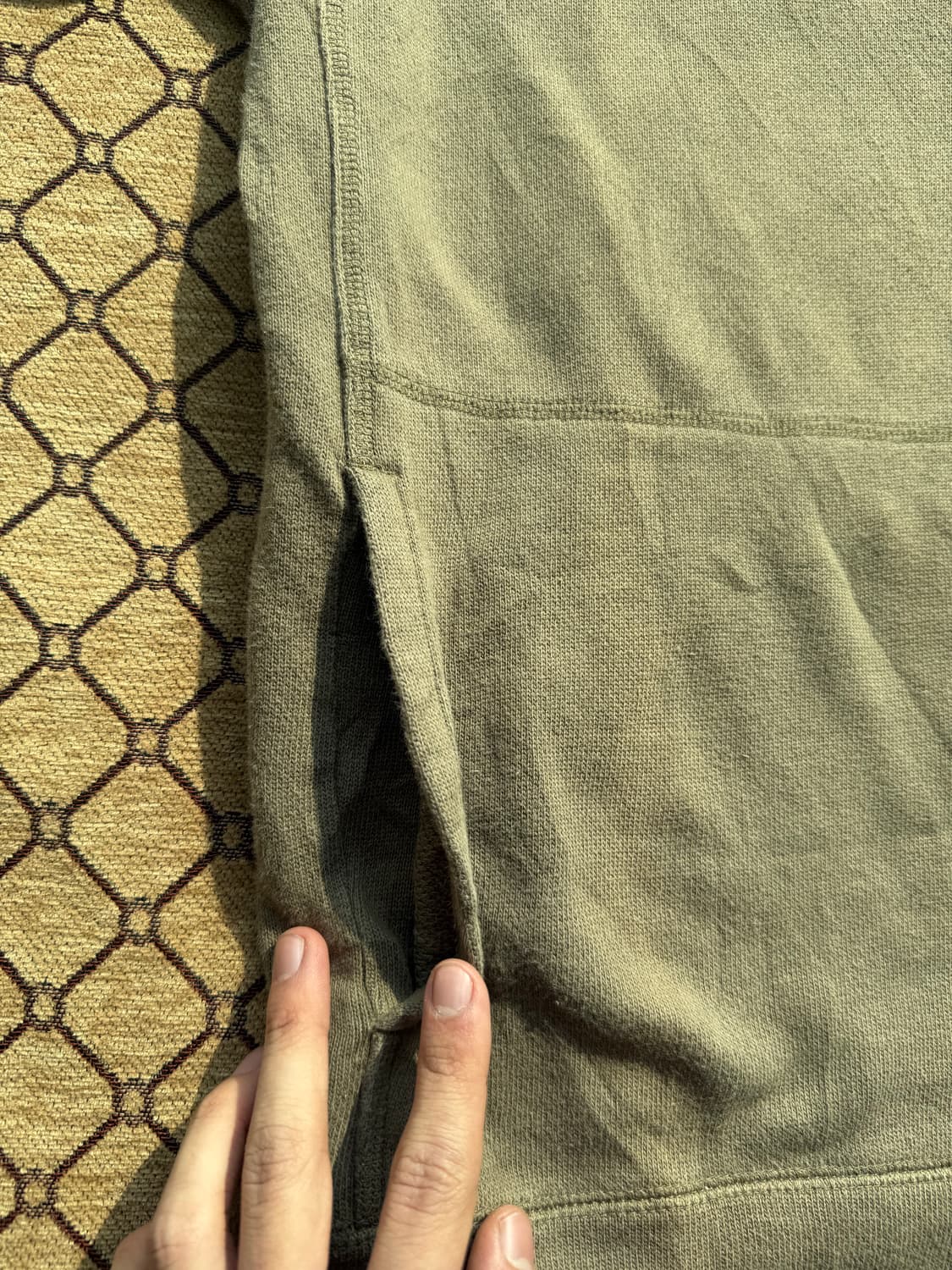 Aigle 브라운 넥 버튼 티셔츠 상품이미지3