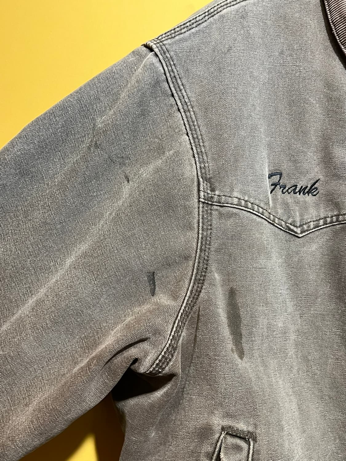 00's [XL] 칼하트 산타페 워크자켓 빈티지 페이드 디스트로이드 상품이미지10