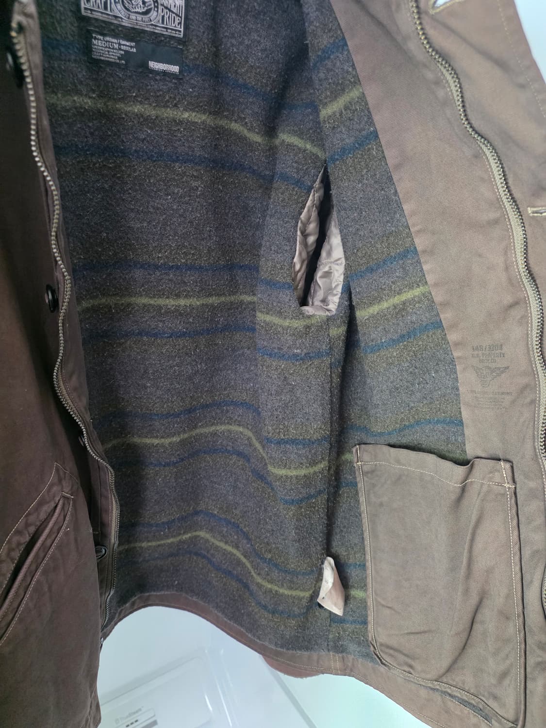 네이버후드 N-1 페인팅 덱 자켓 상품이미지4