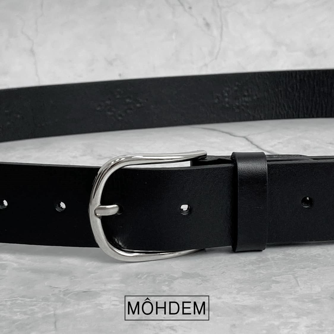 [Unisex] 다이아 스터드 이태리소가죽 벨트 상품이미지6