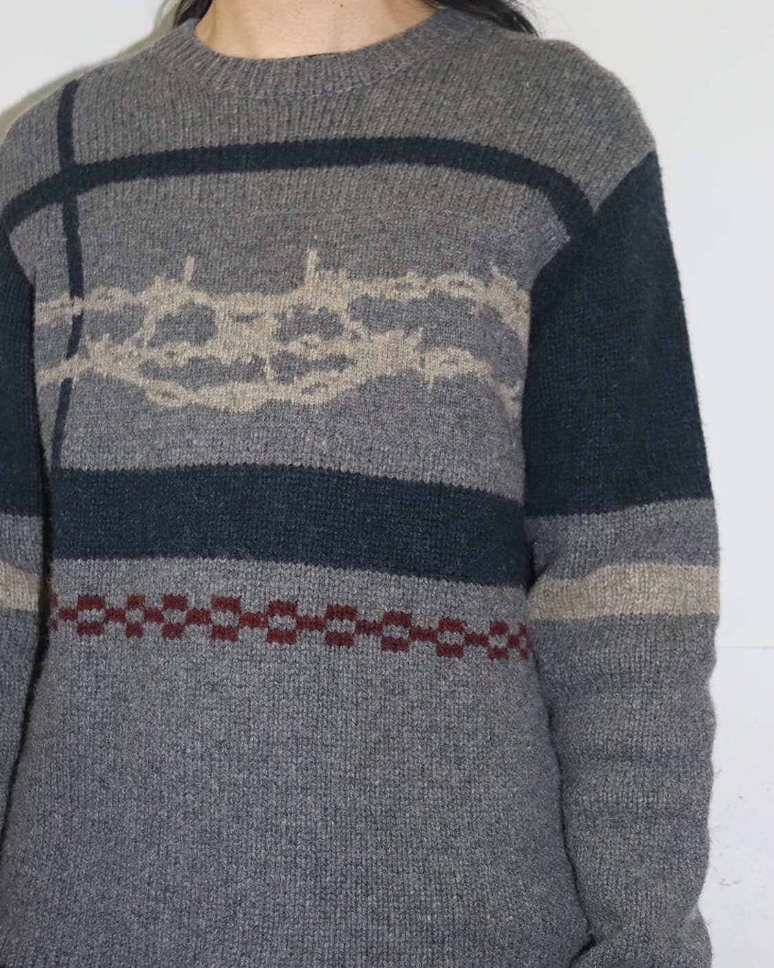 언더커버 15AW 와이어 크루넥 니트 스웨터 상품이미지3