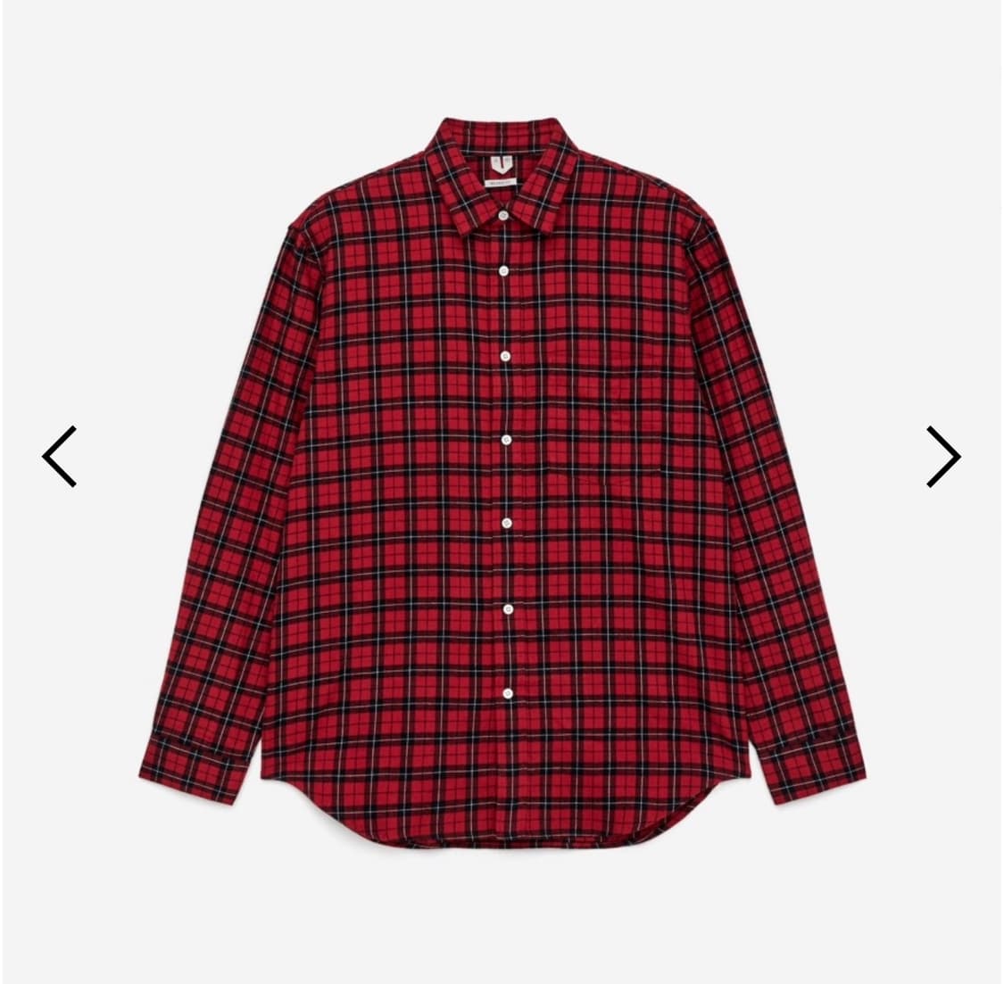 아르켓 플란넬 릴렉스드핏 셔츠 50 사이즈 새상품 상품이미지1