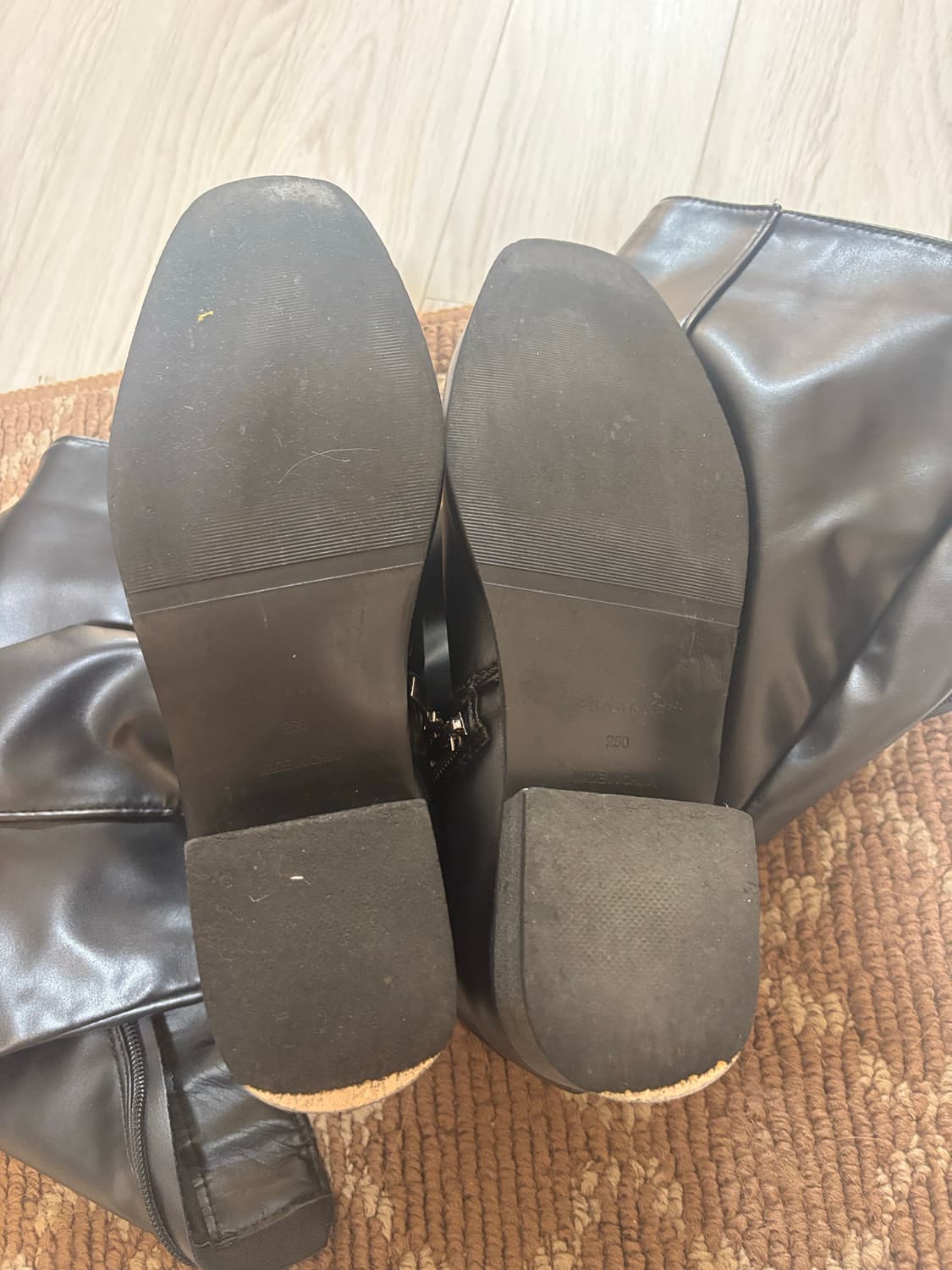 착한구두 블랙 롱부츠  상품이미지5