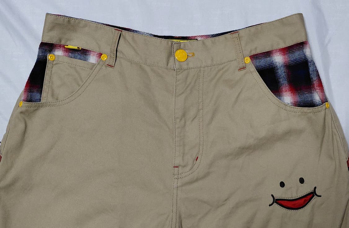 업스마일(UP!SMILE) 시그니처 지퍼 디테일 치노 팬츠 (79사이즈) 상품이미지4