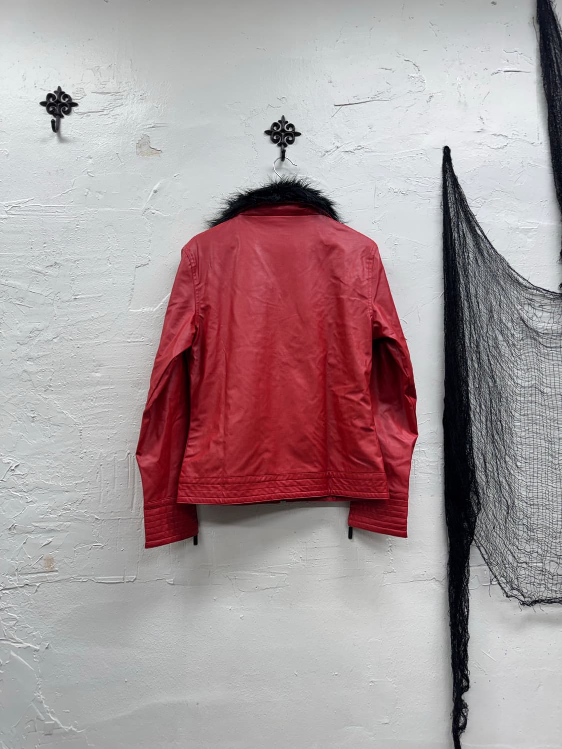 Diviner vkei trimming fur leather jacket 상품이미지8