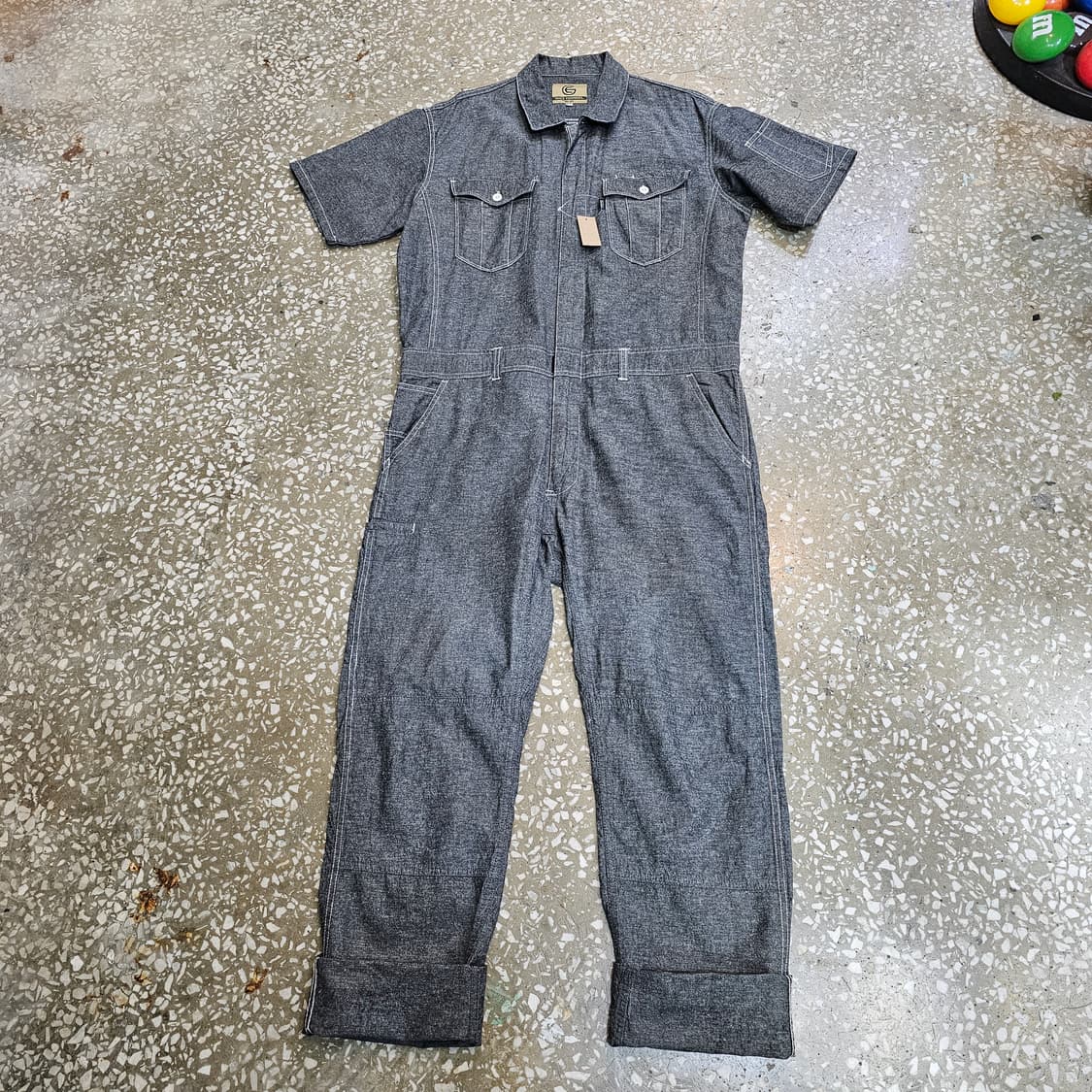 GRACE ENGINEERS 린넨 점프수트-LL사이즈 상품이미지1