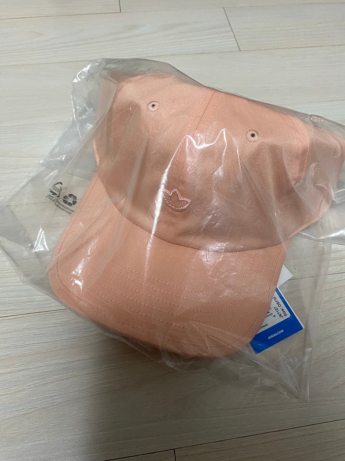 새상품) 아디다스 프리미엄 에센셜 데드캡 OSFM-파우더코랄 상품이미지3