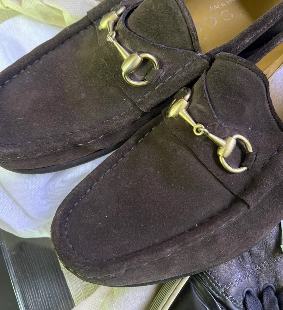 [구찌] 스웨이드 로퍼 / 브라운 상품이미지2