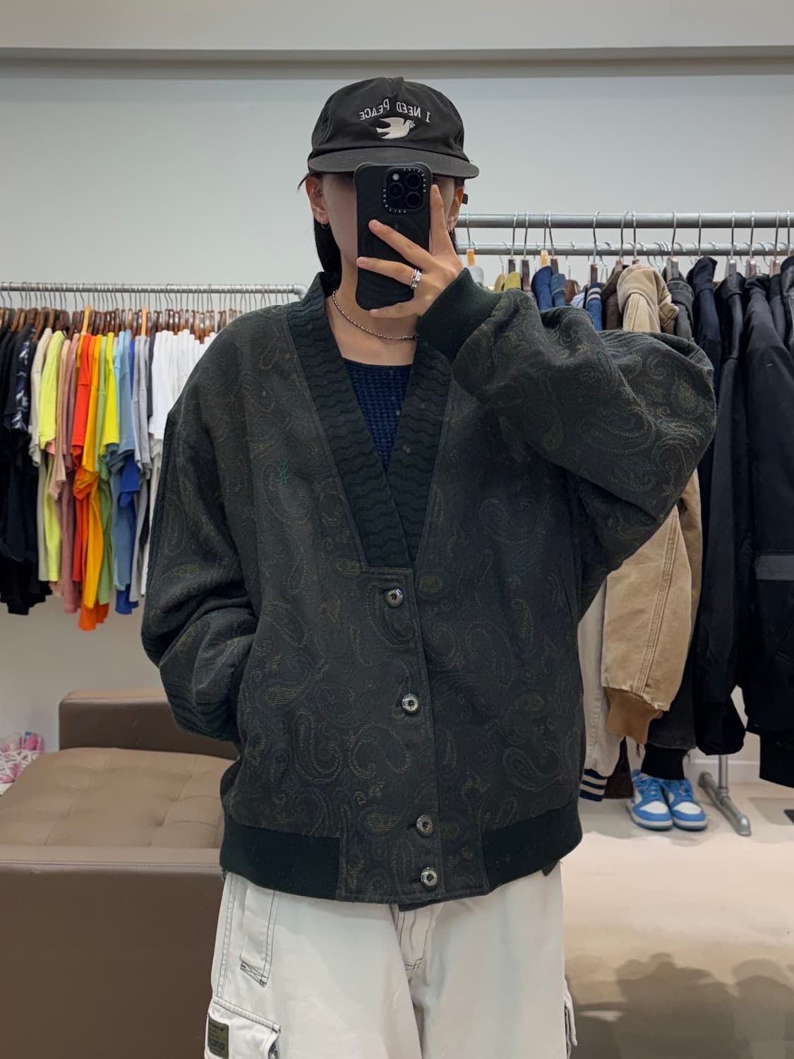입생로랑 페이즐리 가디건 자켓 상품이미지5