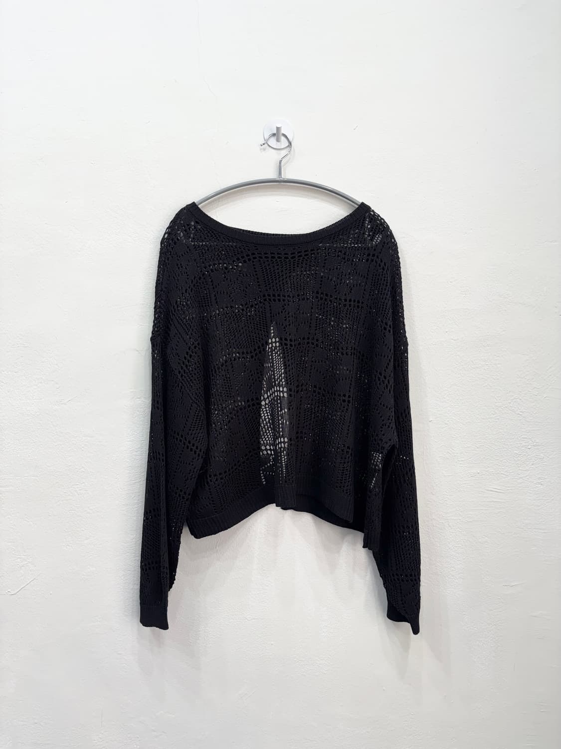 빈티지 그물 니트 탑 상품이미지1