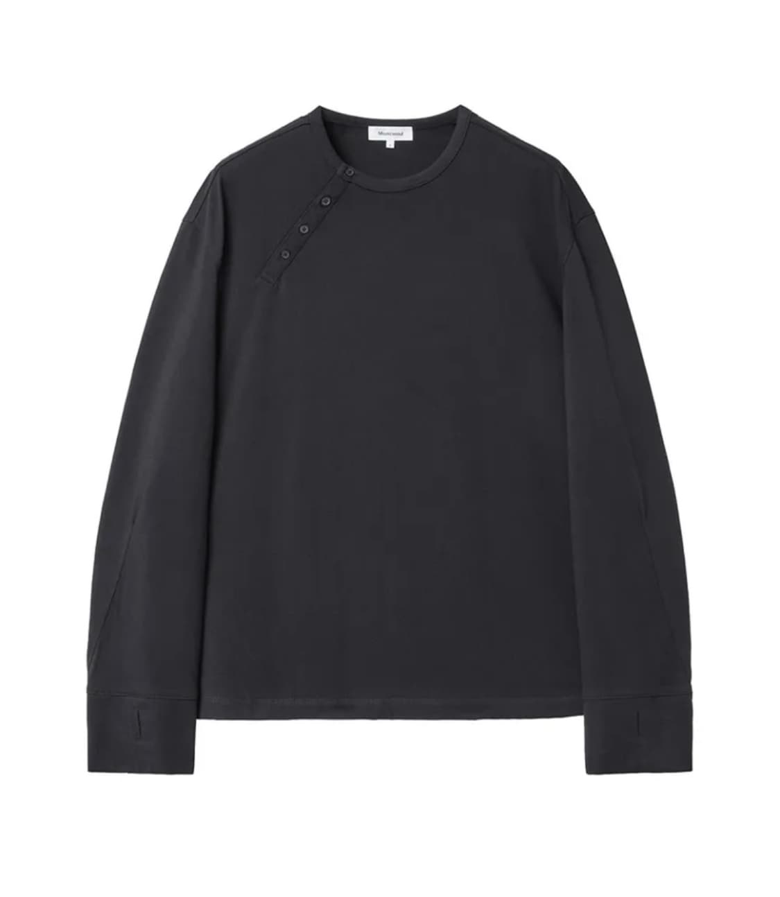 미세키서울 맨 헨리넥 롱슬리브 블랙 상품이미지1