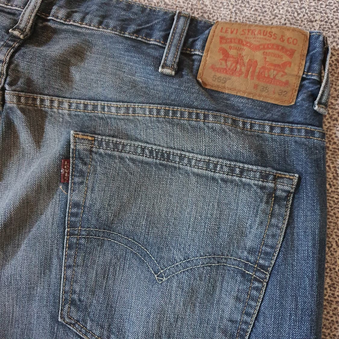리바이스 569 빈티지  데님 팬츠 No.35 상품이미지8