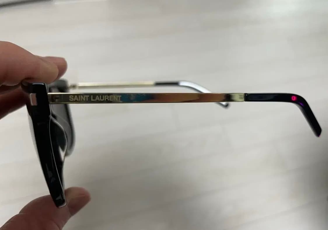Saint Laurent SL/26K 선글라스 블랙 / 금테 / 정품 / 상품이미지8