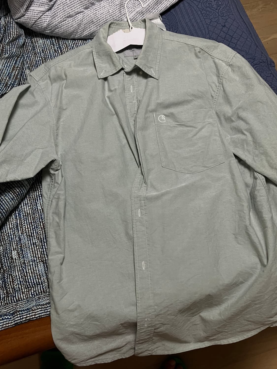 칼하트 wip braxton shirt 브랙스턴 반팔 셔츠 xl 릴리왁스 상품이미지4