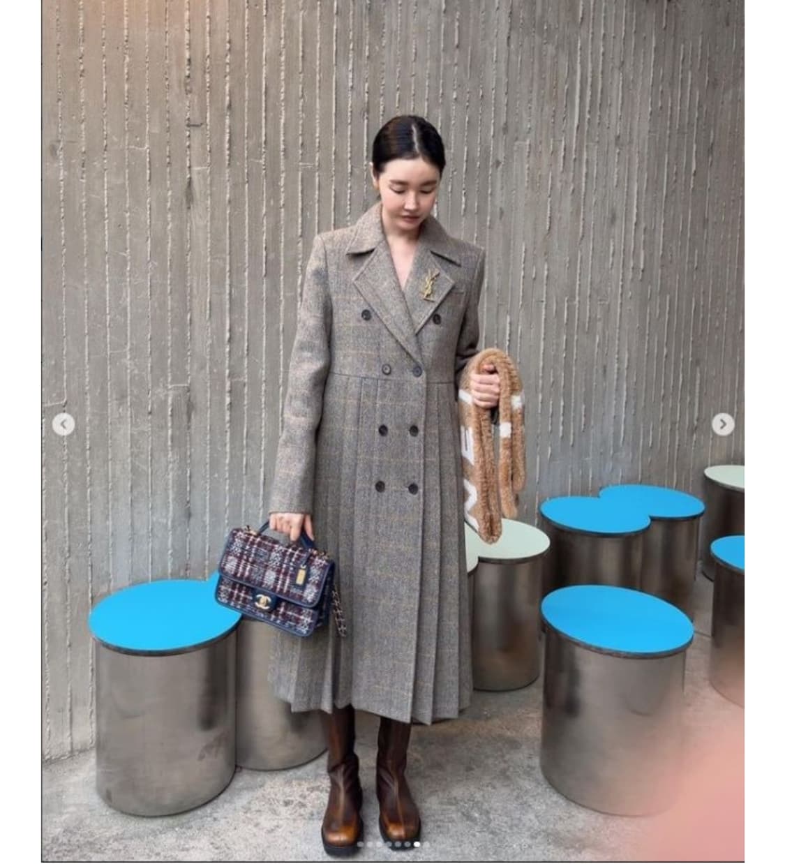 헬더 HELDER 메리노(울80)주름코트 상품이미지2