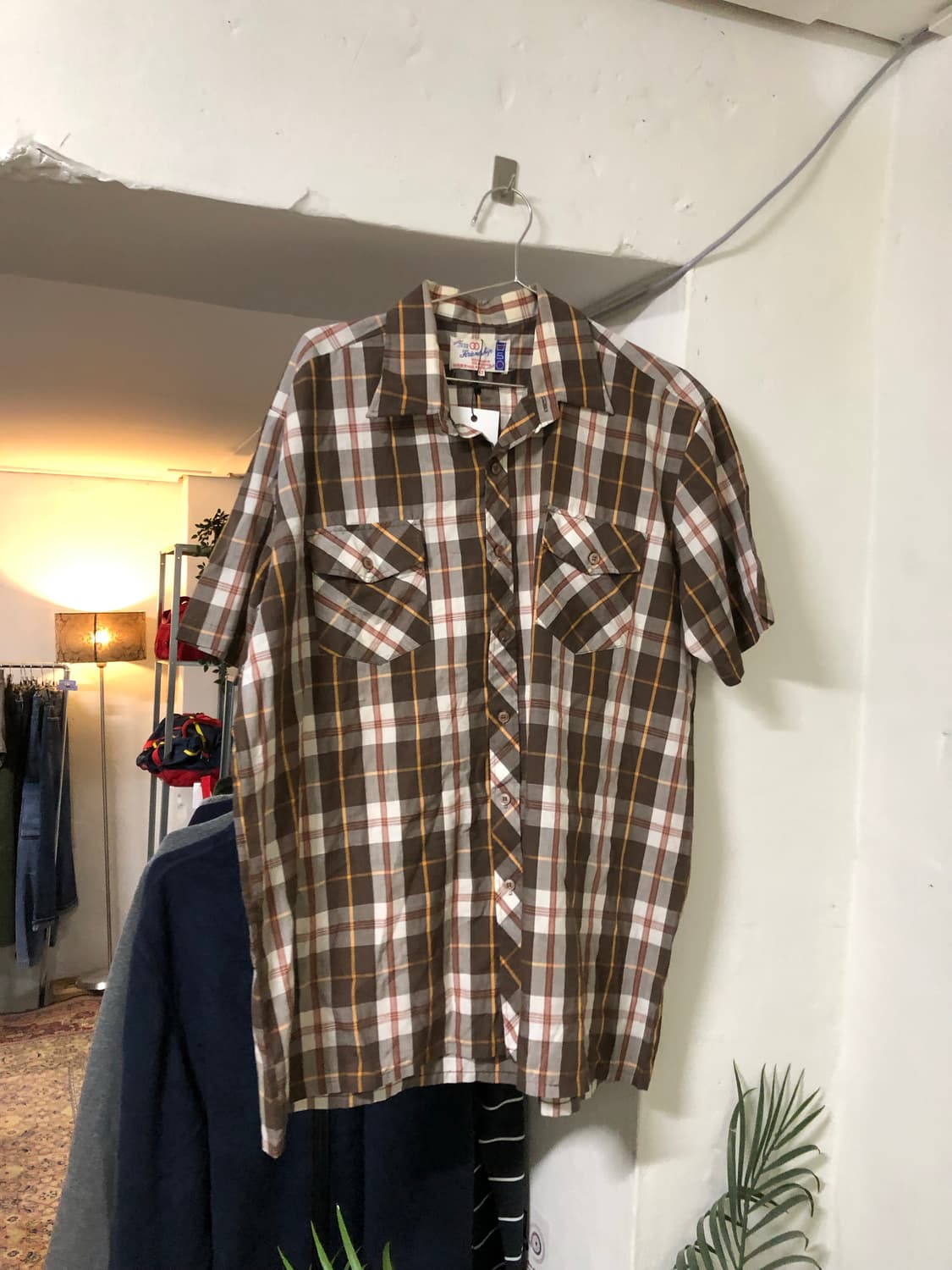 Vintage western pocket pattern shirts 상품이미지1
