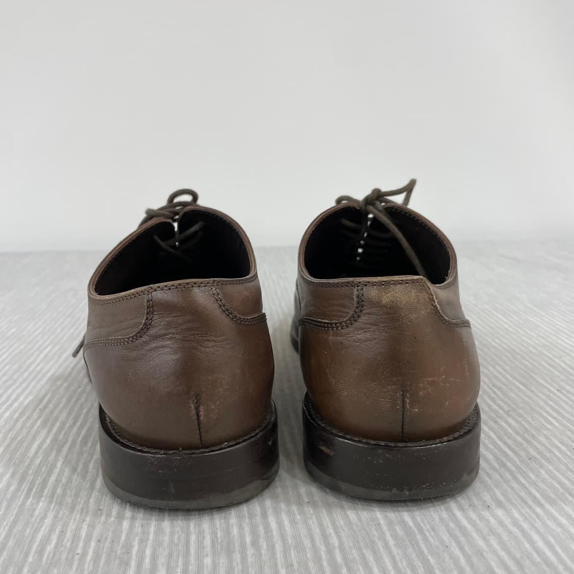 576) TOD'S 토즈 브라운 레더 더비 슈즈 8.5 상품이미지4
