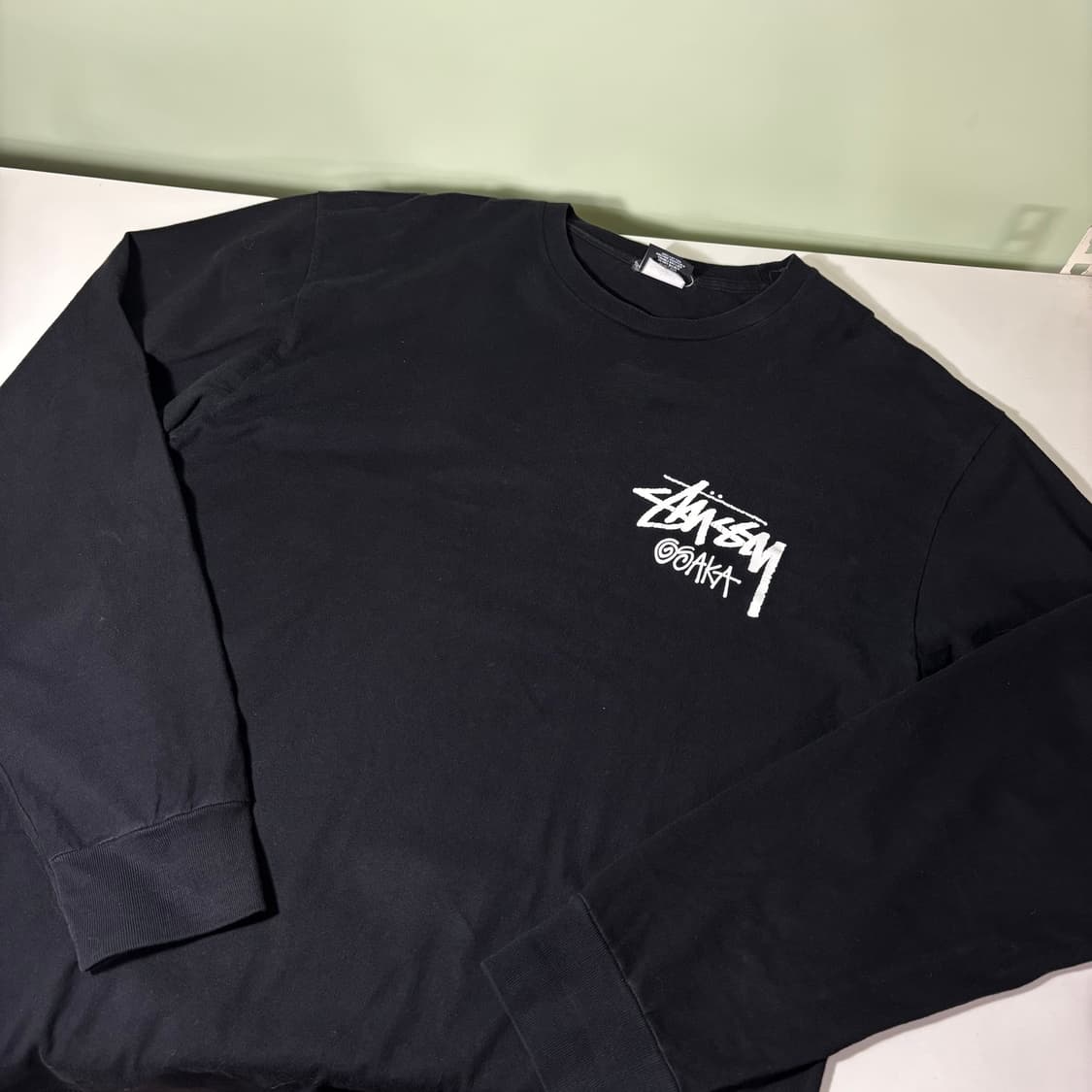 L 스투시 오사카 블랙 롱슬리브 상품이미지1