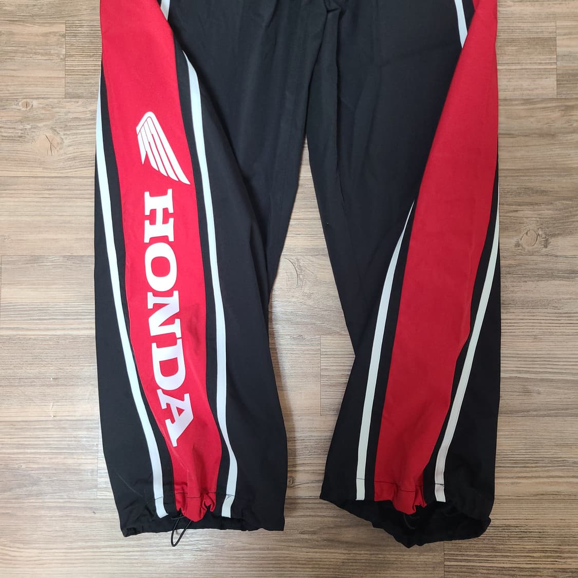 (새제품급) 혼다 레이싱 블랙 나일론 메쉬 트랙팬츠 츄리닝 바지 상품이미지2