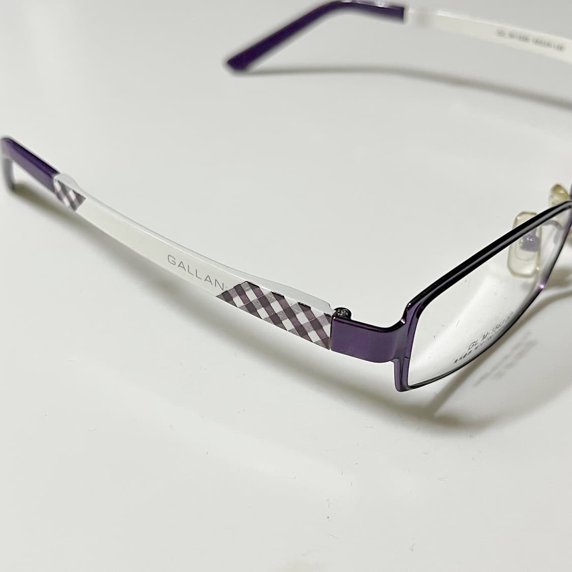 빈티지 퍼플 스퀘어 안경 상품이미지4