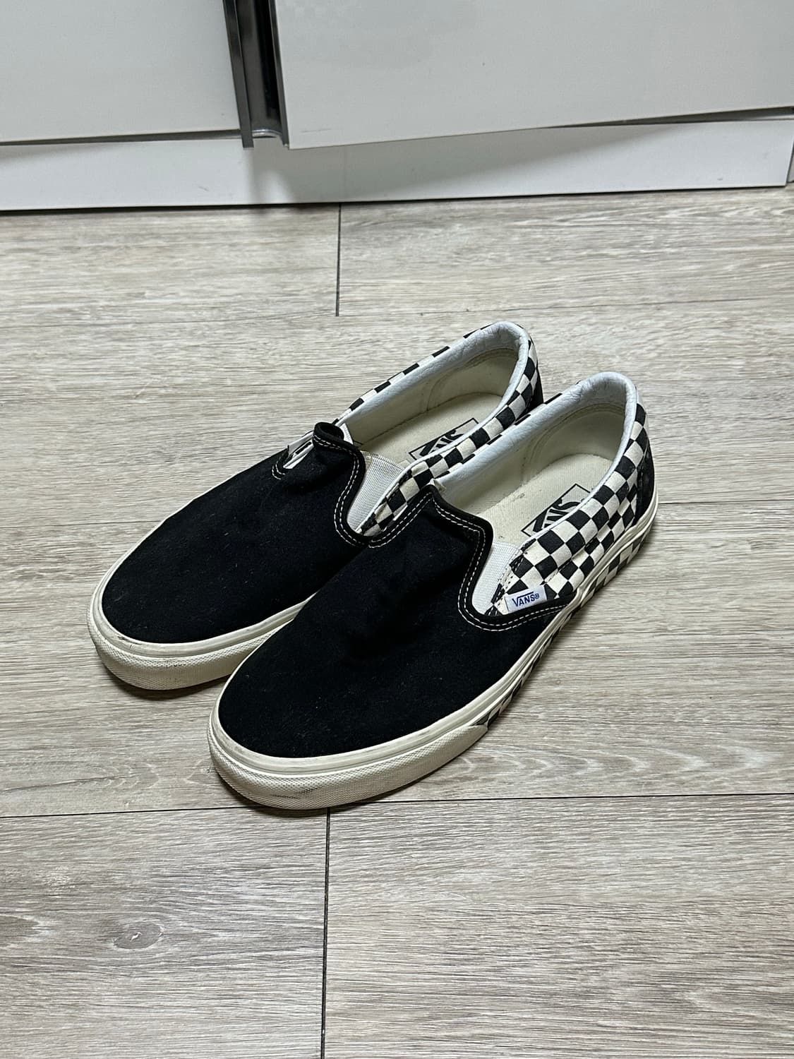 280 반스 사이드테잎 슬립온 체커보드 상품이미지2