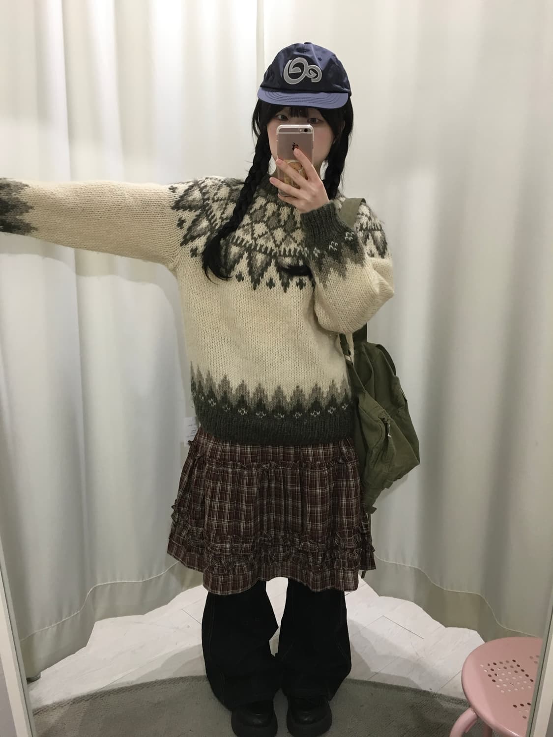 hand made nordic wool knit 상품이미지2