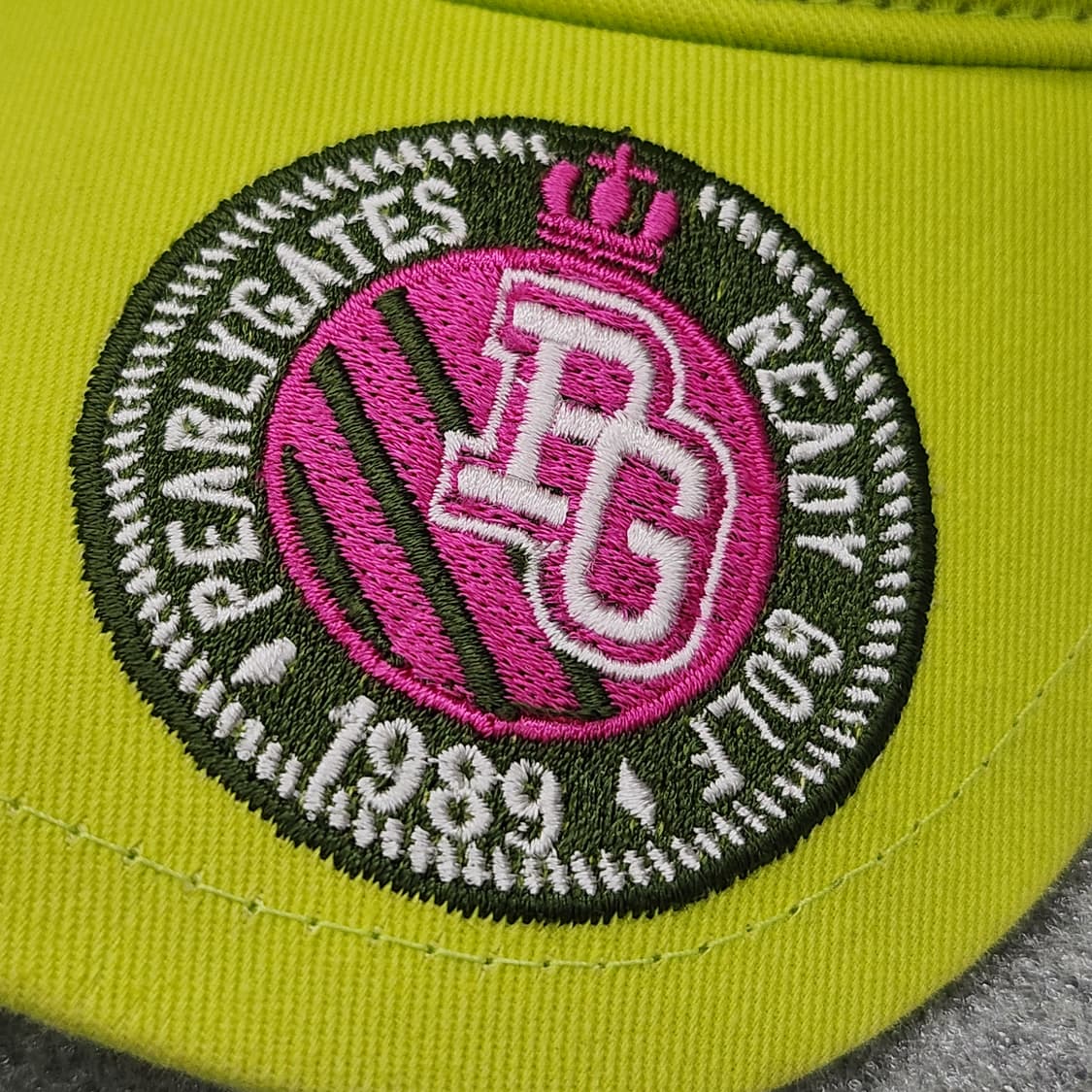 상태좋은 파리게이츠 골프 썬캡 겨자색 프리 상품이미지3