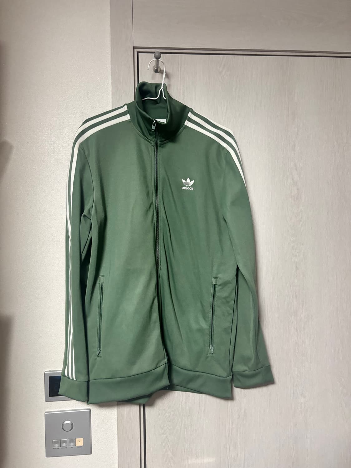 아디다스 베켄바우어 카키 말차 연두 트랩탑 져지 상품이미지2