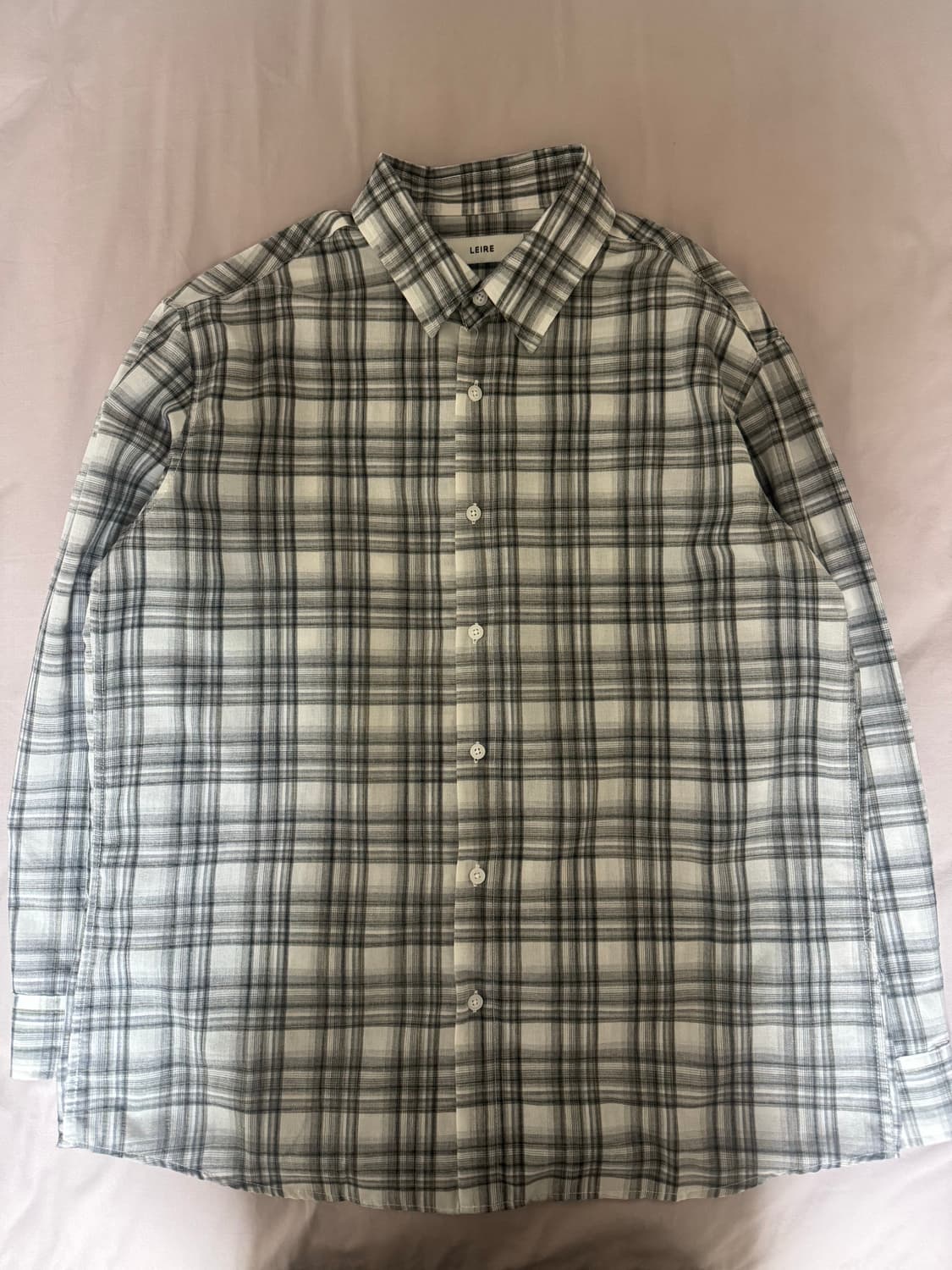 르아르 체크 셔츠 상품이미지2