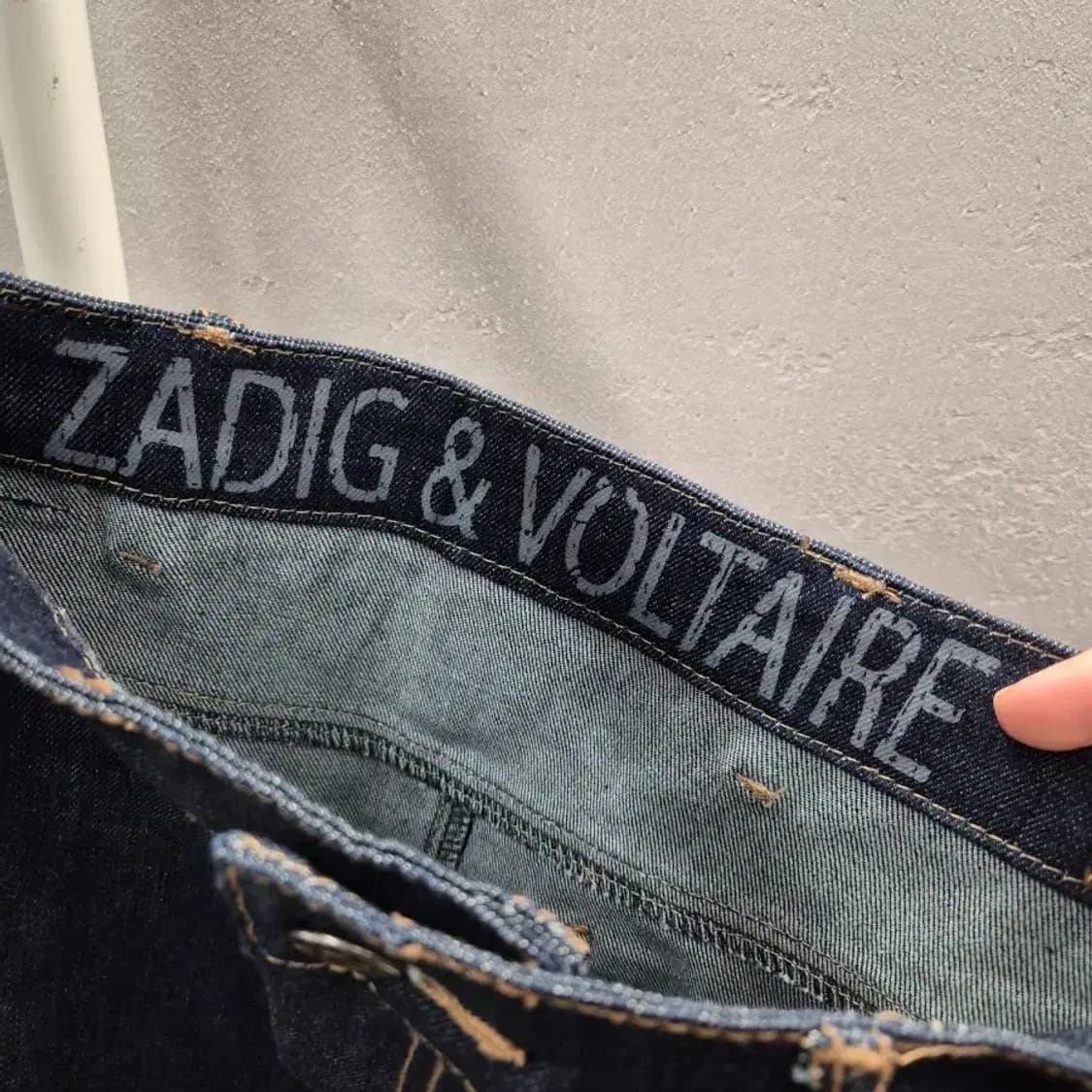 ZADIG&VOLTAIRE 데님 스터드 미니스커트 상품이미지6