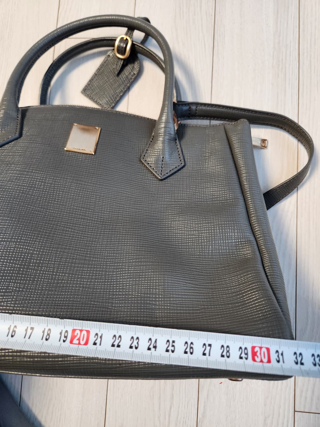 쿠론 스테파니 그레이 토트백 크로스백 상품이미지7