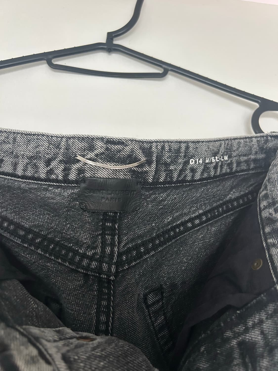 생로랑 그레이 스노우 워시 데님 (28) 상품이미지4