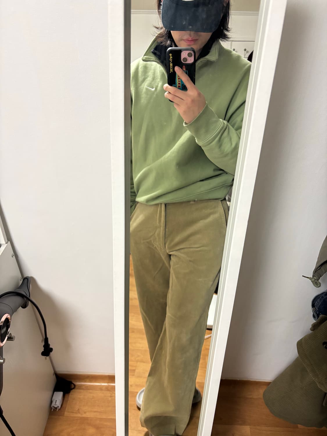 토마스모어 코듀로이 와이드 팬츠 베이지 상품이미지4